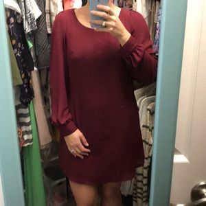 Maroon Dress